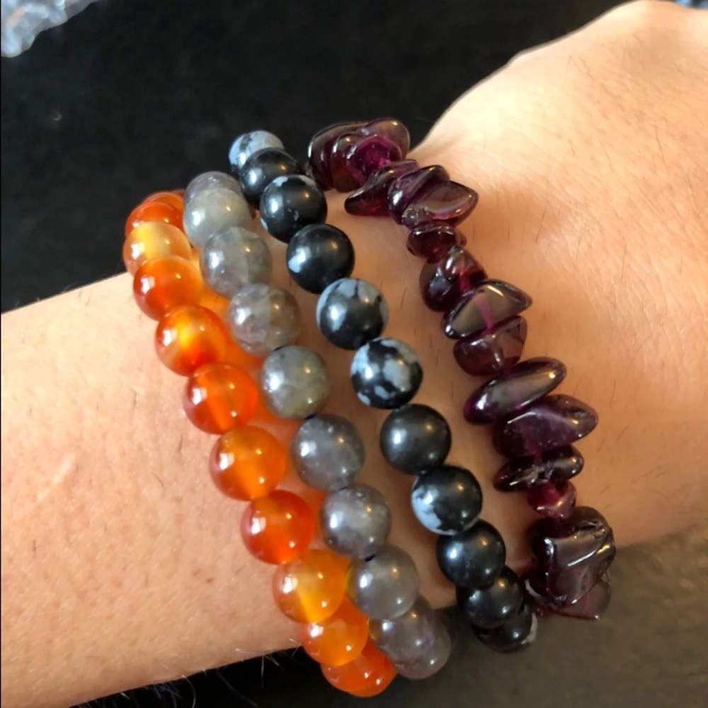 Handmade Natural Crystal Healing Bracelet